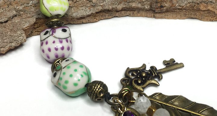Charming Owls Necklace-Jewelry Video Tutorial