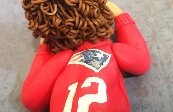 Patricia-Rooting for the Home Team-2017 Polymer Clay Figure Challenge #2