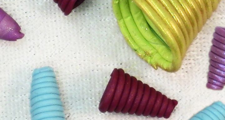 Custom Bead Cones From Polymer Clay-Friday Findings Tutorial