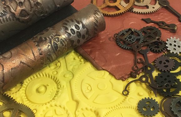 DIY Steampunk Texture Sheet for Polymer Clay Tutorial-Friday Findings