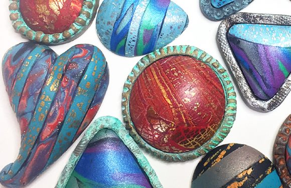 Altered Bezels for Polymer Clay Cabochons Tutorial