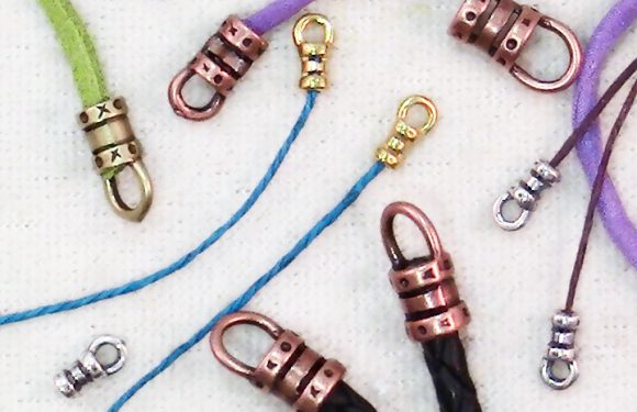 How To Use Crimp Ends To Finish Cords In Your Jewelry-Friday Findings
