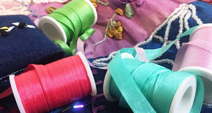 Basics of Silk-Ribbon Embroidery - Threads
