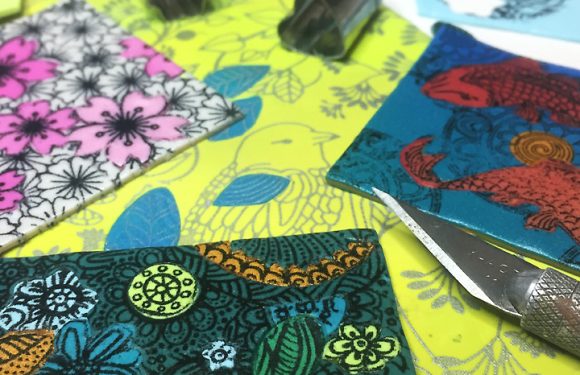 How to Create Inlay Polymer Clay Veneers with Silk Screens & Transfer Paper