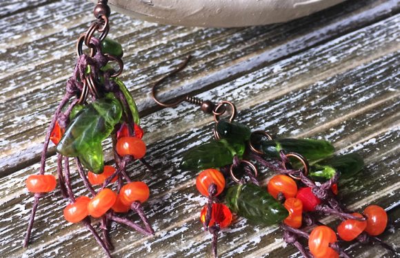 Autumn Berries Earrings-Jewelry Tutorial