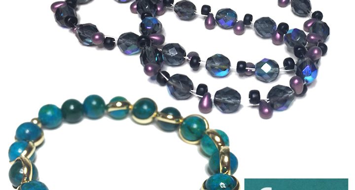 Facet Jewelry Box Review-Framed Gemstone Bracelet & Split Strung Necklace-Friday Findings
