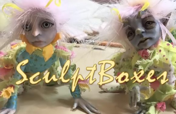 Sculpt Boxes by ArtDolls.com-Flower Pixies-Friday Findings Review