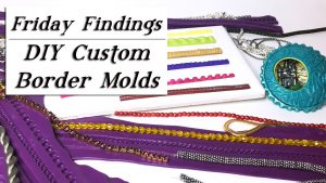 Learn how to make your own border molds from chain, beads and household objects.
