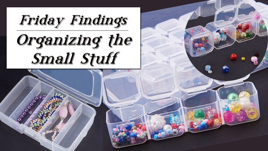 plastic organizer containers for small items such as beads