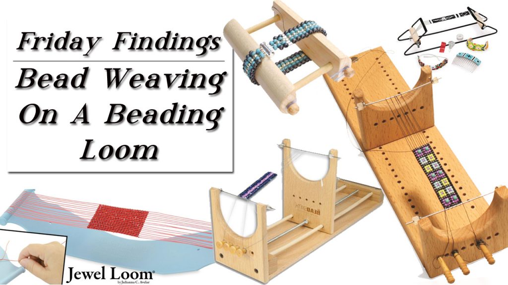 photos of a variety of bead weaving looms in different styles by different manufacturers 

Title: Bead Weaving on a Beading Loom
