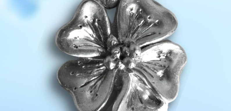 Easy Metal Clay Jewelry-Sculpt FINE SILVER Flowers