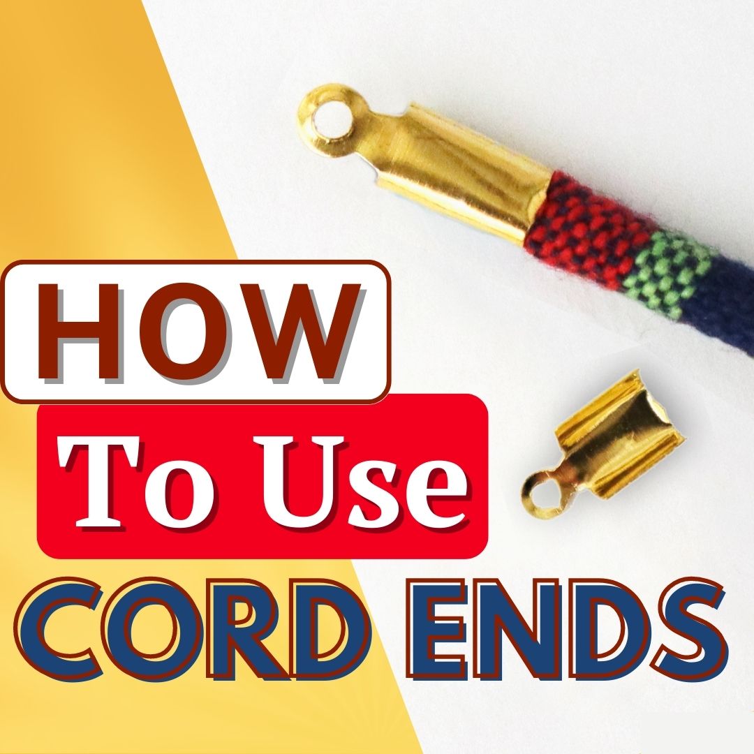 How To Finish Leather and Cord Jewelry with Fold Over Cord Ends